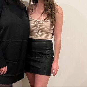 Princess Polly Ruched Gold Women's Top